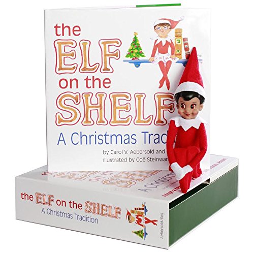 Elf on the Shelf Brown Eyed Boy with Bonus \"An Elf Story\" DVD