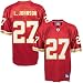 Larry Johnson Kansas City Chiefs #27 Replica Reebok NFL Football Jersey (Red)