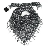 Women's Fashion Star Scarf with Silver Lurex - Cotton Scarf for Women