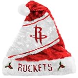 Houston Rockets Mistletoe Santa Hat