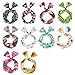 BMC 10pc Women's Flexible Wire Bunny Ear Head Band Hair Wrap Bow