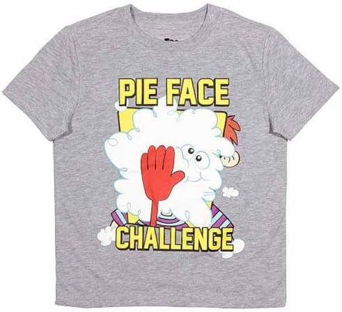 Pie Face Challenge T-Shirt Grey Small