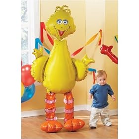 Big Bird Airwalker 62 Jumbo Foil Balloon Child by Mayflower Distributing