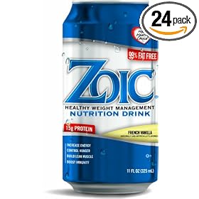 ZOIC Nutrition Drink, French Vanilla (Pack of 24)