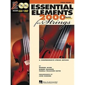 Hal Leonard Essential Elements 2000 Plus DVD for Strings Viola Book 1