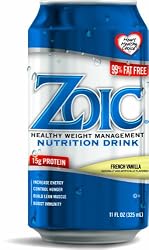 ZOIC Nutrition Drink, French Vanilla (Pack of 24)