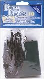Craft & Floral Lights 10 Count-Clear Bulbs w/Green Wire