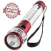 Best LED Flashlight with Bright Lantern - Magnetic Base | Adjustable Focus | Red Flashing Lights [Duracell Batteries & Holster Included] 3-in-1! Don't Settle, Get The Best - Be Prepared!!