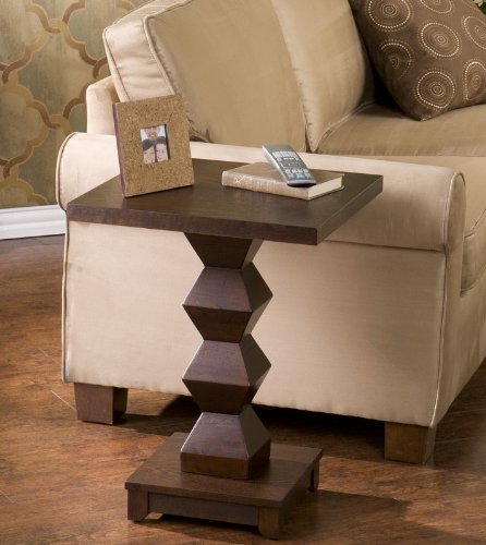 Accent Side Table in Espresso Finish