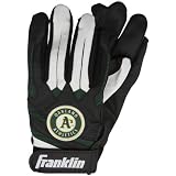 MLB Oakland Athletics Black Youth Batting Gloves