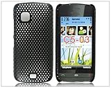 Net Hard Back Case Cover for Nokia C5-03 Black