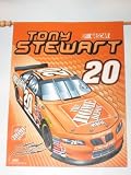 TONY STEWART #20 NASCAR Weather Resistant 27 by 37 VERTICAL FLAG (Indoor & Outdoor)