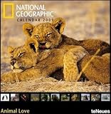 2009 National Geographic Animal Love Photo Calendar