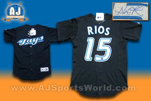 Alex Rios Signed Jersey - Toronto Blue Jays - Autographed MLB Jerseys