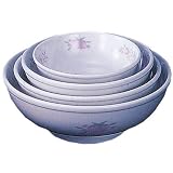中華 玉丼（特大）　桃　中華食器　業務用の画像
