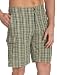 Apparel : IZOD Men's Madras Plaid Cargo Short