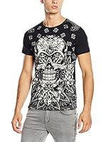 American People Camiseta Manga Corta Skully (Negro)