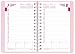 Brownline 2011 Daily Planner, Twin-Wire, Pink with Pink Ribbon, 8 x 5 Inches (CB634W.PNK)