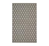 DwellStudio Facet Charcoal and Cream Rug, 5 by 8-Feet