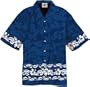 Cleveland Indians Floral Stripe Camp Shirt