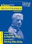 K�nigs Erl�uterungen und Materialien: Interpretation zu Faulkner / Uhry. A Rose for Emily / Driving Miss Daisy  (Doppelband): Lekt�re- und Interpretationshilfe