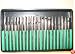 Pro-Quality 20-Piece Diamond-Point Bit Set for Rotary Tool - Glass, Stone, Ceramic