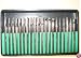 Pro-Quality 20-Piece Diamond-Point Bit Set for Rotary Tool - Glass, Stone, Ceramic