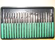 Pro-Quality 20-Piece Diamond-Point Bit Set for Rotary Tool - Glass, Stone, Ceramic