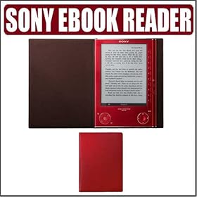 Sony PRS-505 Portable Digital Ebook Reader Outfit Red With Red Cover