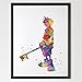 Dignovel Studios 11X14 Kingdom Hearts Sora Watercolor Art Print Wall Art Hanging Home Decor Boys Girls Room Art Motivational Inspirational Print playroom decor N025