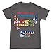 DC Comics Periodic Table Of Super Heroes Men's T Shirt