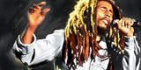 BOB MARLEY cd reggae music poster painting CANVAS ART GICLEE PRINT (Medium/Unmounted)