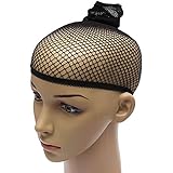 Unisex Stocking Wig Cap Snood Mesh Black