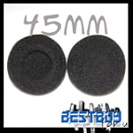 3 pairs 45mm Headphone Earphone Earbud Ear Pad earpad Foam Cover