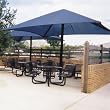 Single Post Pyramid Bleacher Cover 12x12 - Playground Equipment
