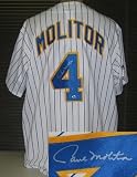 Paul Molitor Autographed/Hand Signed Milwaukee Brewers Jersey
