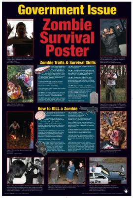 51IOj0 Rv0L Zombie Poster Zombie Survival Guide Government Issue 24x36 Poster Poster Print Collections Poster Print, 24x36 Humor Poster Print, 24x36