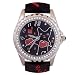 Naughty Naughty Pets Bulldog Watch in Black Hot Pink White Orange