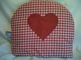 Red Gingham Cotton Shabby Chic Style Tea Cosy