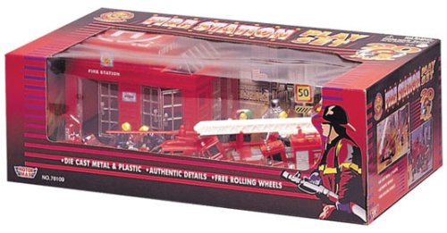 small world express vehicles fire station set cheap price