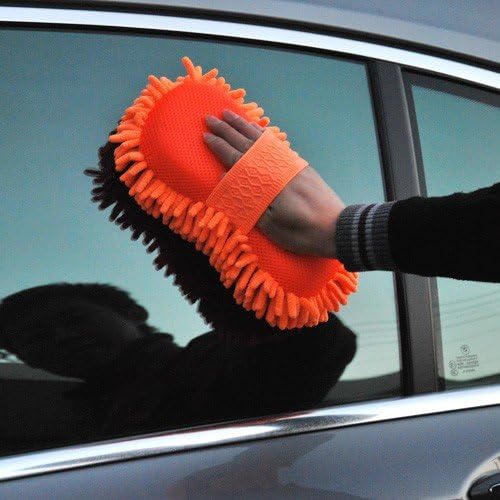 Zebratown Chenille Microfiber Premium Scratch-free Wash Mitt Random Color