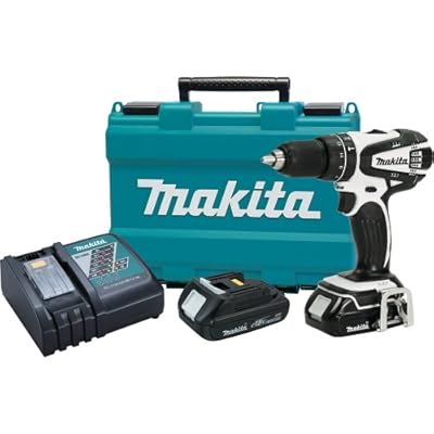 Makita LXPH01CW 18-Volt Compact Lithium Ion Cordless 1/2-Inch Hammer Driver Drill Kit