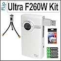 PURE Digital Flip Video Ultra Series F260 - Camcorder - flash card - white