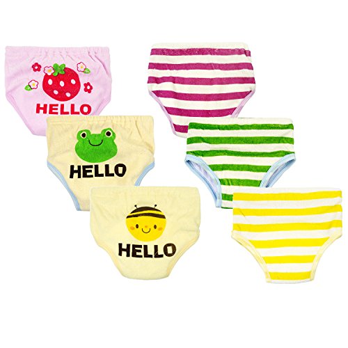 Big Elephant Baby Toddler 6 Packs Cotton Training Pants B98
