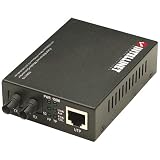 New-INTELLINET 506519 10/100BASE-TX TO 100BASE-FX (ST) MULTI-MODE, 2-KM ETHERNET MEDIA CONVERTER - ICI506519