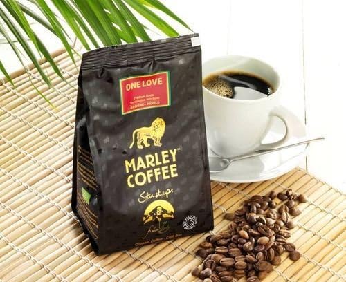 (12 PACK) - Marley One Love Medium Roast Whole Bean Coffee| 227 g |12 PACK - SUPER SAVER - SAVE MONEY