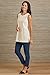 Fair Indigo Organic Fair Trade Chevron Seamed Tunic