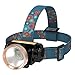 Headlamp Flashlight,Built-in Rechargeable Lithium Battery LED Headlight IP65 Waterproof+AC Charger for Mining Camping Hiking Hunting Fishing Outdoor Sports