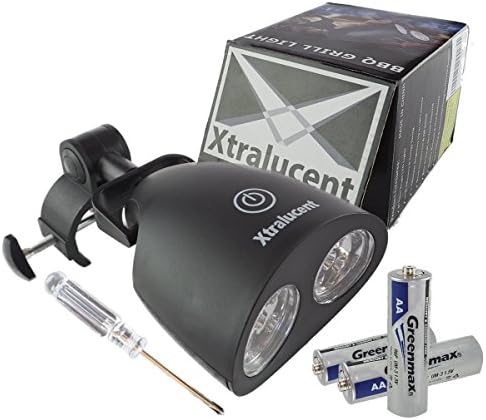 Xtralucent Handle Mount Super Bright Outdoor LED BBQ Grill Lights For Gas & Electric Grill With 3 Brightness Levels & All Accessories Included