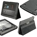 igadgitz NOIR Cuir PU Livre de Style Etui Housse Peau Porter Etui de r�volver pour Acer Iconia Tab A500 A501 10.1 Android Tablet